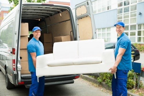 Professional van service in Battersea city center