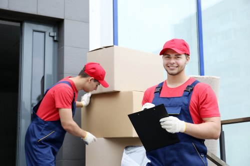 House removalists service vehicle in Battersea