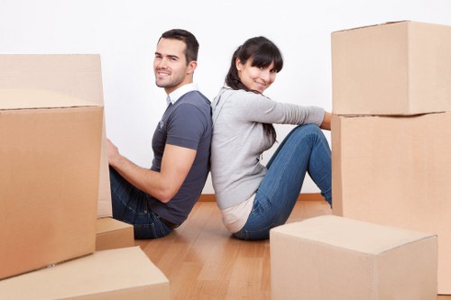 Logistics team facilitating commercial move in Battersea